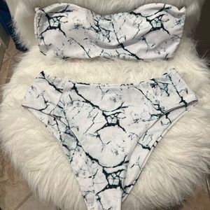 Two piece bathing suit